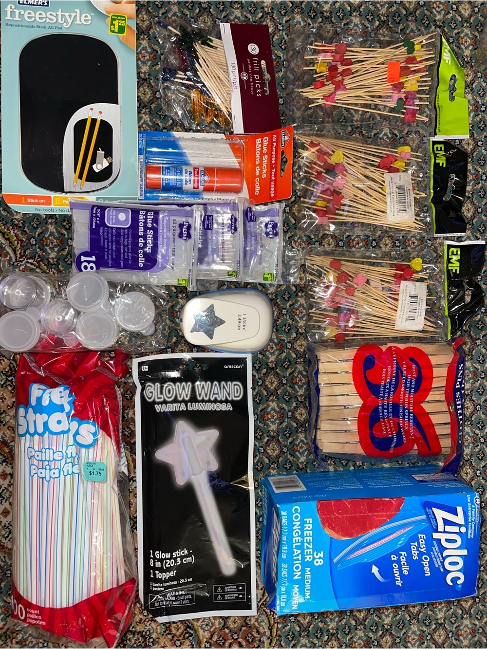Nique Party Picks & Accessories Assortment — Multicolor